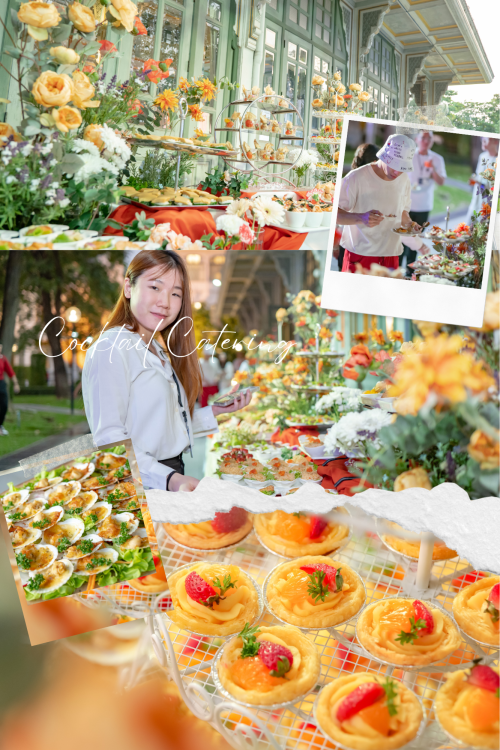 COCKTAIL CATERING | PHRAMONGKUTKLAO COLLEGE OF MEDICINE FOUNDATION UNDER ROYAL PATRONAGE AT KING RAMA VI MONUMENT, PHAYA THAI PALACE